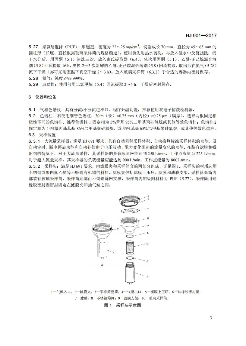 HJ 901-2017 环境空气 有机氯农药的测定-气相色谱法_09.jpg