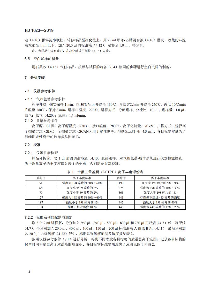 HJ 1023-2019 土壤和沉积物 有机磷类和拟除虫菊酯类等47种农药的测定+气相色谱-质谱法_10.jpg